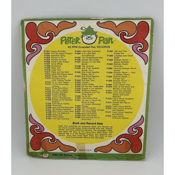 Vintage 45RPM- Snow White and the Seven Dwarfs - Peter Pan Records - 7" - Picture 2 of 3